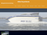 hilter-royal-boote.de Webseite Vorschau