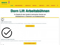 dornlift.com Webseite Vorschau
