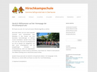 hirschkampschule.de Webseite Vorschau