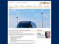 speedex.de Webseite Vorschau