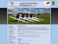 modellflug-re.de Webseite Vorschau