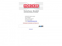 hoecker-telecom.de Webseite Vorschau