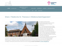 sankt-theresia.de Webseite Vorschau