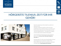 hoergeraete-tilenius.de Webseite Vorschau