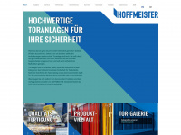 hoffmeister-industrietore.de Webseite Vorschau
