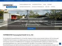 hofmeister-asphalt.de Webseite Vorschau