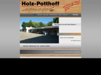 holz-potthoff.de Webseite Vorschau