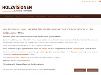 holzvisionen.de Webseite Vorschau