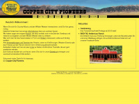 copper-city-pioneers.com Webseite Vorschau
