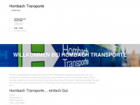 hombach-transporte.de Webseite Vorschau