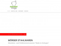 moerser.com Webseite Vorschau
