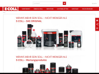 e-coll.de Webseite Vorschau