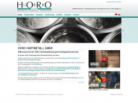 horo-hartmetall.de Webseite Vorschau