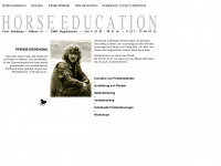 horse-education.de Webseite Vorschau