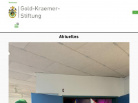 gold-kraemer-stiftung.de Webseite Vorschau
