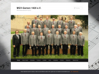 mgv-gemen.de Webseite Vorschau