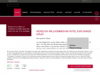 hotelesplanade.de Webseite Vorschau