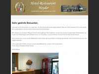 hotel-heyder.de Webseite Vorschau
