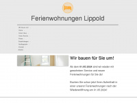 hotel-lippold.de Webseite Vorschau