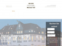 hotel-moerser-hof.de Webseite Vorschau