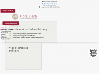 hotel-rech.de Webseite Vorschau