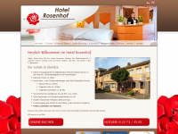 hotel-rosenhof.info Webseite Vorschau
