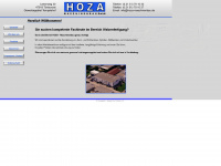 hoza-maschinenbau.de Webseite Vorschau