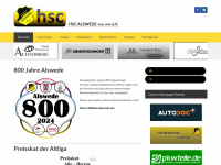 hsc-alswede.de Webseite Vorschau