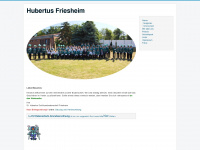 hubertus-friesheim.de Webseite Vorschau