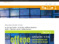 halle-1.org Webseite Vorschau