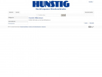 hunstig.com Webseite Vorschau