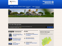 thw-uebach.de Webseite Vorschau