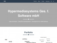 hypermediasystems.de Webseite Vorschau