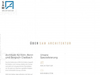 sam-architektur.de Webseite Vorschau