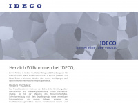 ideco-gmbh.de Webseite Vorschau