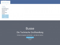 busse-th.de Webseite Vorschau