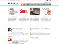 trendlux.de Webseite Vorschau