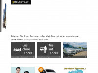 busmiete.ch Webseite Vorschau