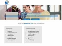 manager-sql.de Webseite Vorschau