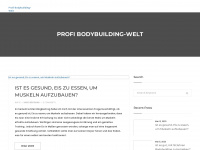 bodybuilding-pro.de Webseite Vorschau