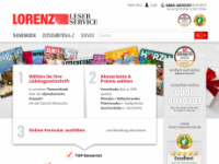 lorenz-leserservice.de Webseite Vorschau