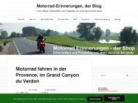 motorrad-erinnerungen.de Webseite Vorschau