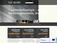 emgmetall.hu Webseite Vorschau