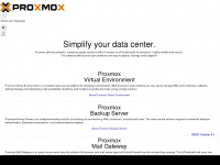 proxmox.com Webseite Vorschau