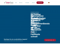 inter-text.de Webseite Vorschau