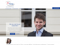 in-time-personal.de Webseite Vorschau