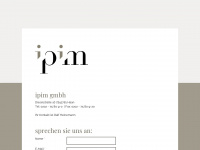 ipim.de Webseite Vorschau