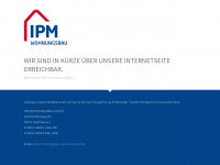 ipm-wohnungsbau.de Webseite Vorschau