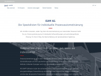isam-ag.de Webseite Vorschau