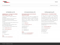 lb-log.ch Webseite Vorschau